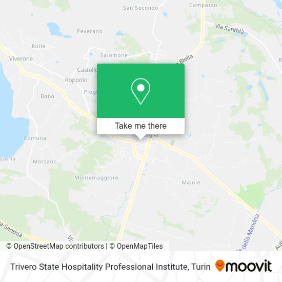 Trivero State Hospitality Professional Institute map