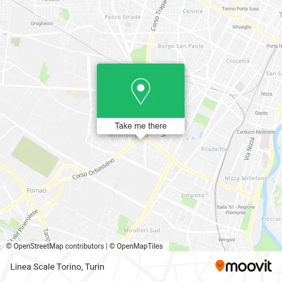 Linea Scale Torino map