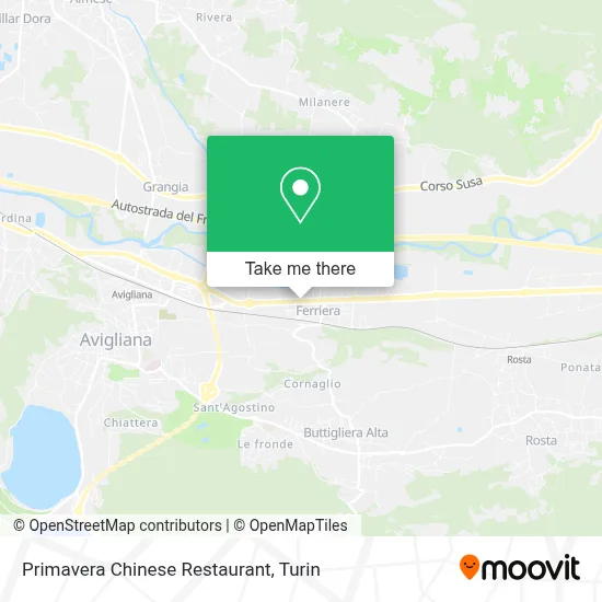 Primavera Chinese Restaurant map