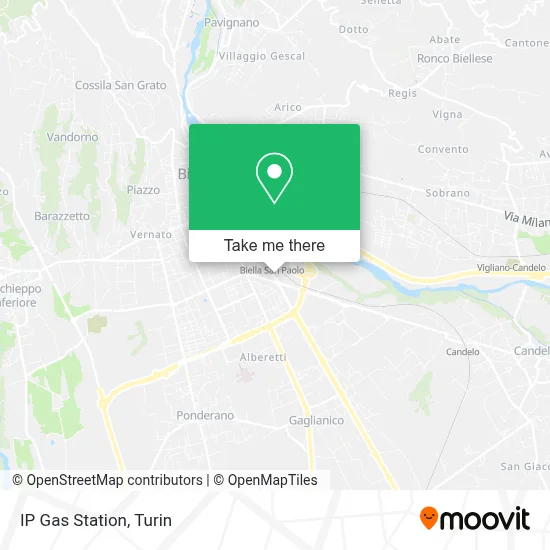 IP Gas Station map