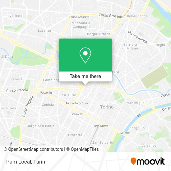 Pam Local map