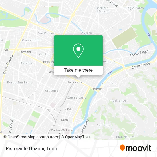 Ristorante Guarini map