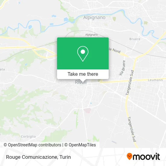 Rouge Comunicazione map