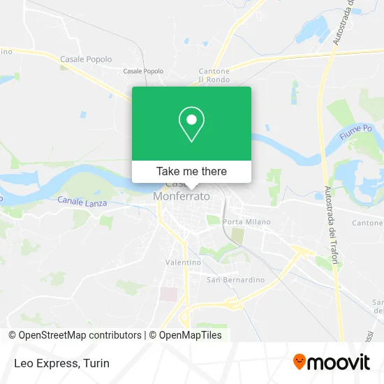 Leo Express map