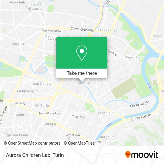 Aurora Children Lab map