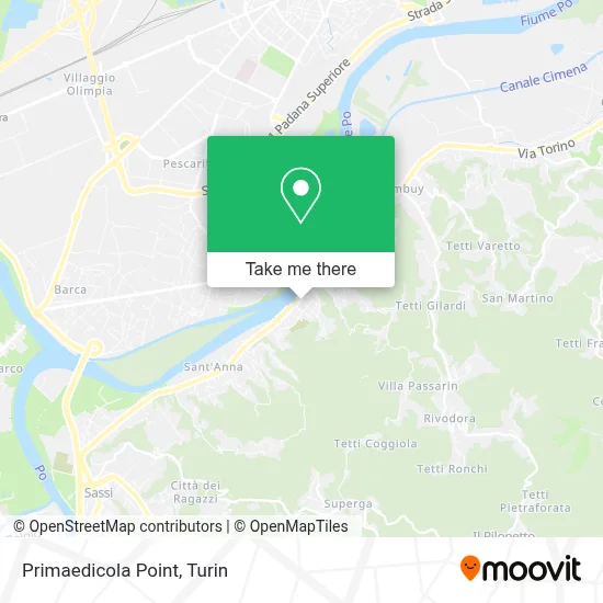 Primaedicola Point map