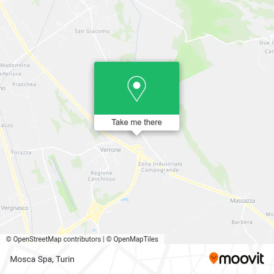 Mosca Spa map