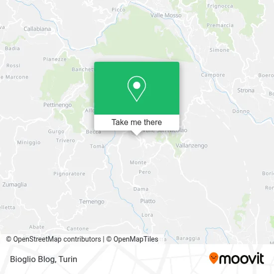 Bioglio Blog map