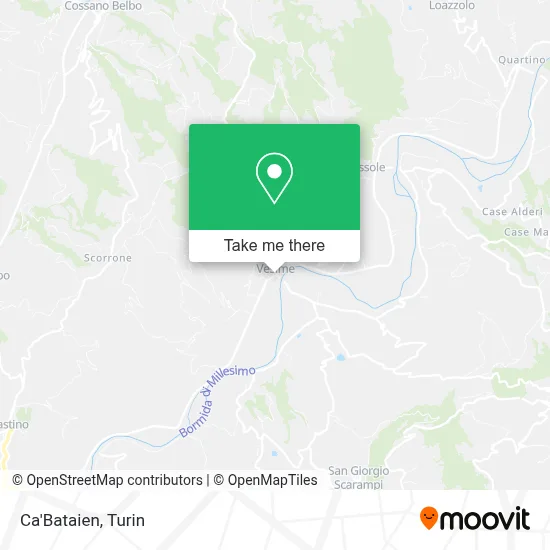 Ca'Bataien map