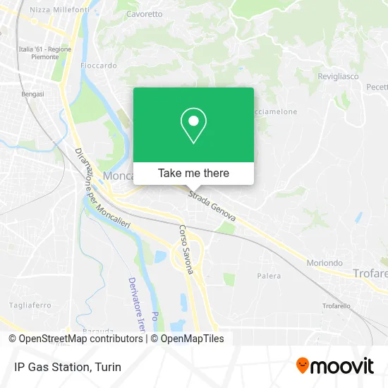 IP Gas Station map