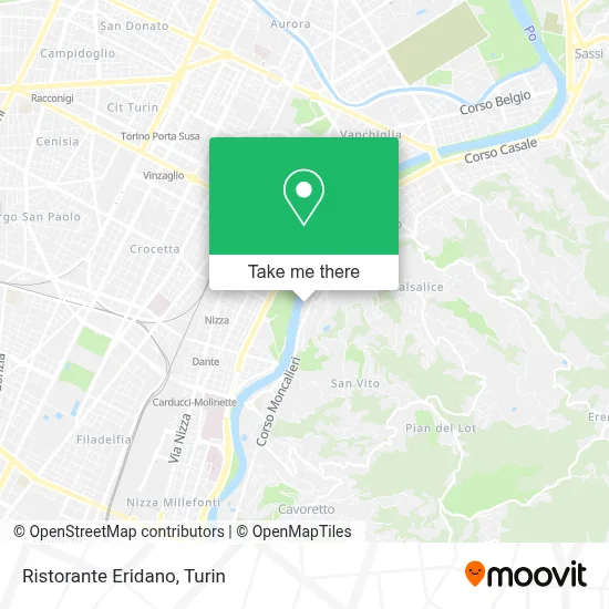 Ristorante Eridano map