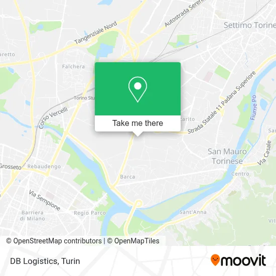 DB Logistics map