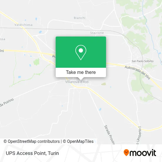 UPS Access Point map