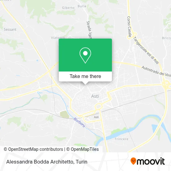 Alessandra Bodda Architetto map