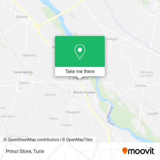 Princi Store map