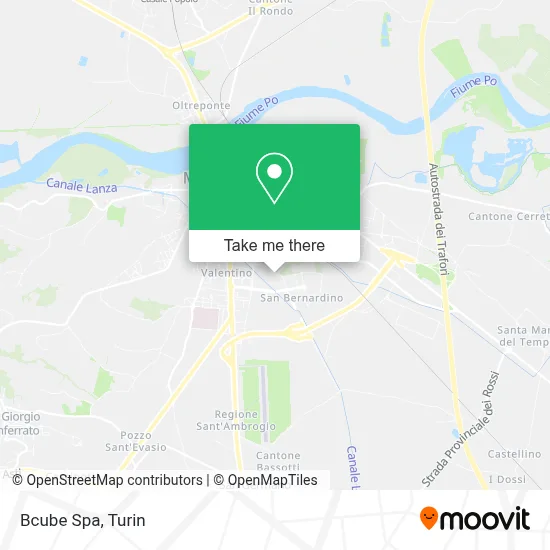Bcube Spa map