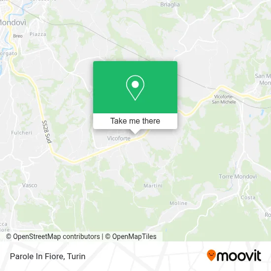 Parole In Fiore map