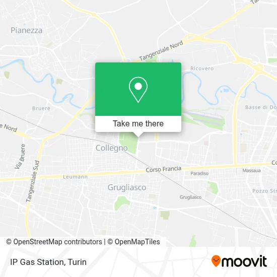 IP Gas Station map