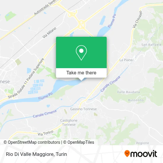 Rio Di Valle Maggiore map