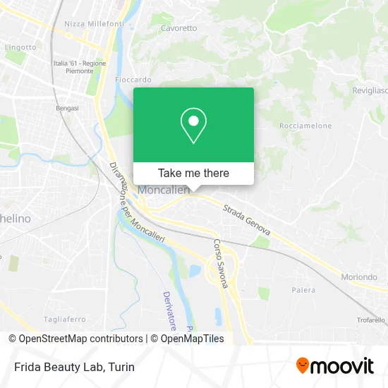Frida Beauty Lab map
