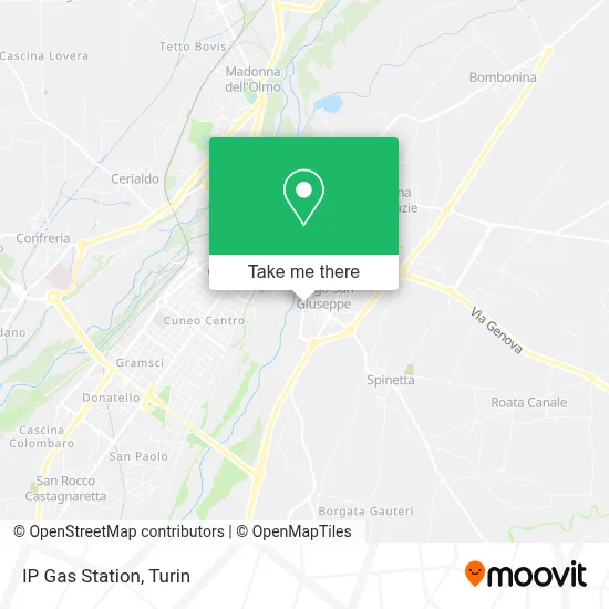 IP Gas Station map