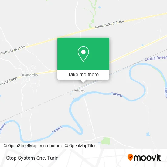 Stop System Snc map