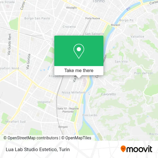 Lua Lab Studio Estetico map