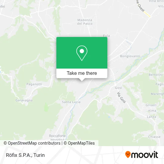 Röfix S.P.A. map