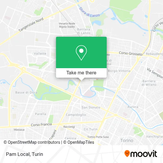 Pam Local map