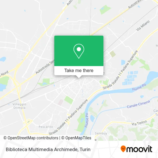 Biblioteca Multimedia Archimede map