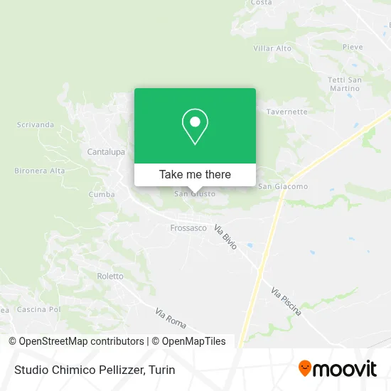Studio Chimico Pellizzer map
