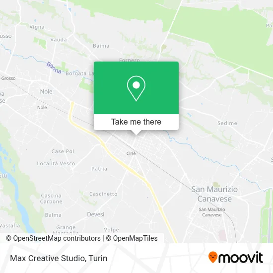 Max Creative Studio map