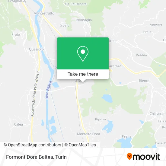Formont Dora Baltea map