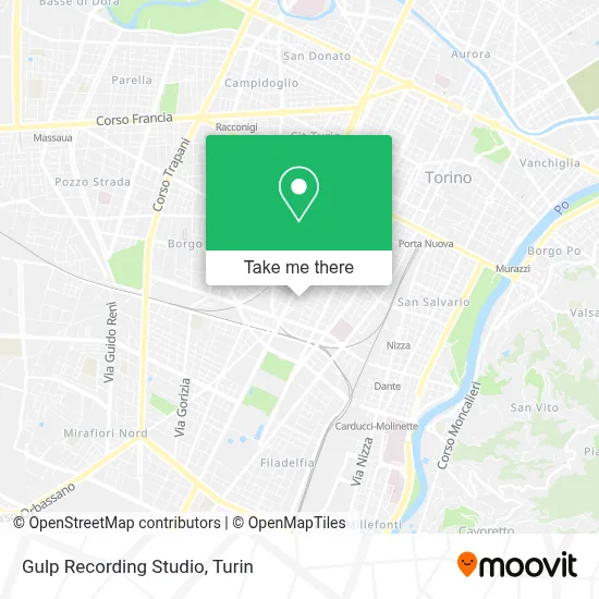Gulp Recording Studio map