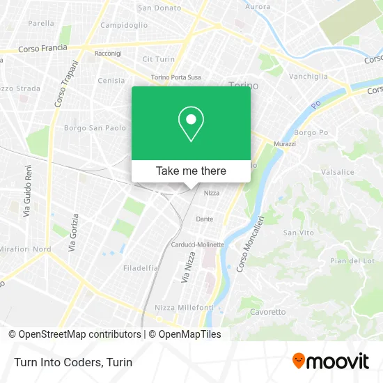 Turn Into Coders map