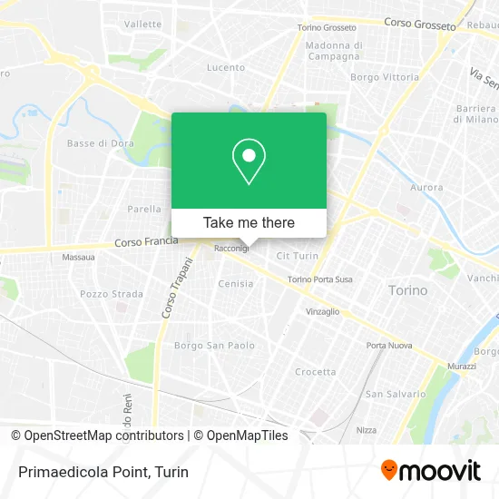 Primaedicola Point map