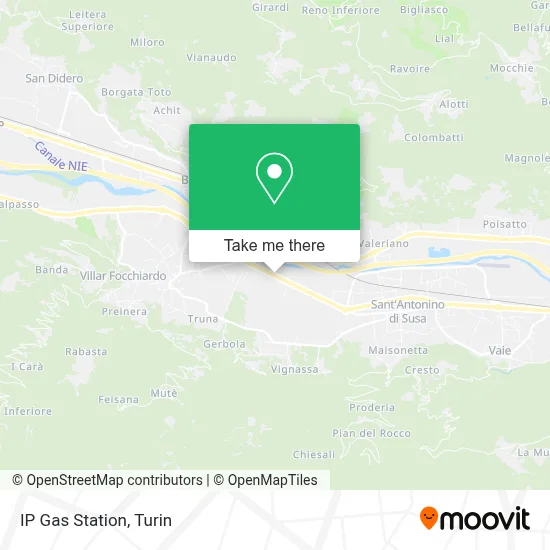 IP Gas Station map