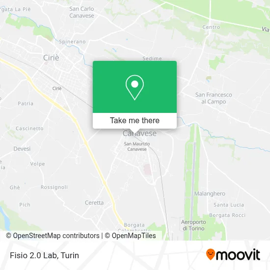 Fisio 2.0 Lab map