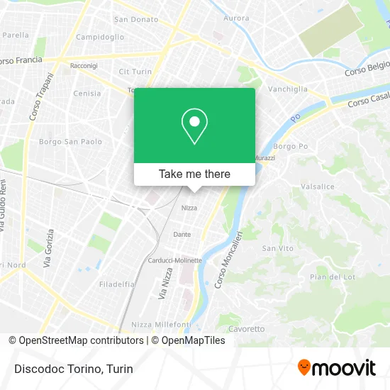 Discodoc Torino map