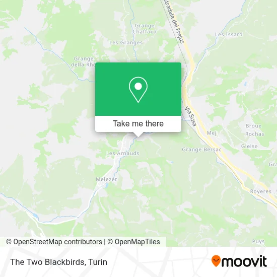 The Two Blackbirds map