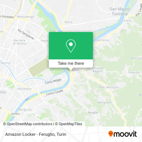 Amazon Locker - Feruglio map