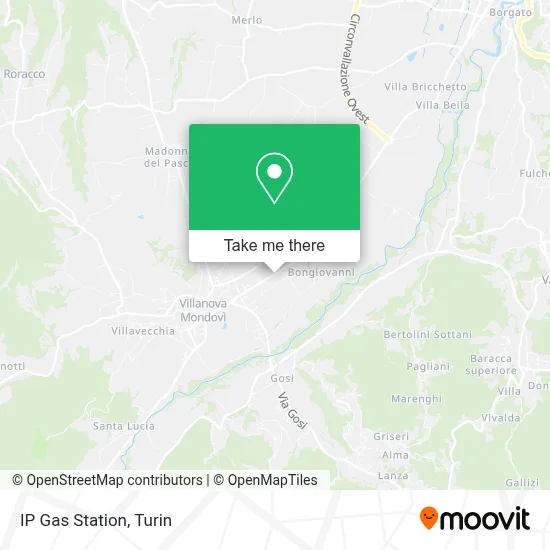 IP Gas Station map
