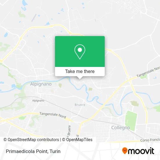 Primaedicola Point map