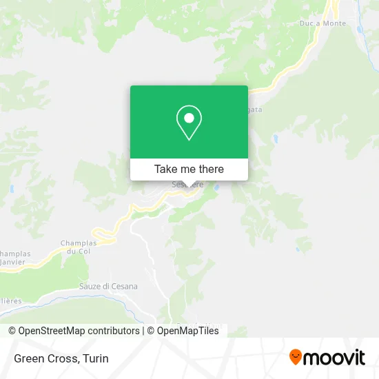 Green Cross map