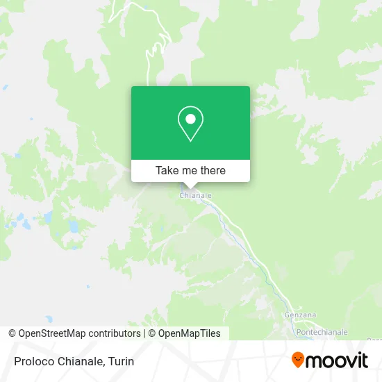 Proloco Chianale map