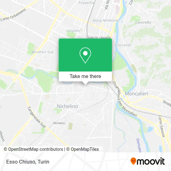 Esso Chiuso map