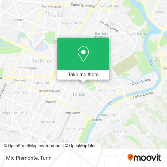 Mic Piemonte map