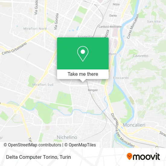Delta Computer Torino map