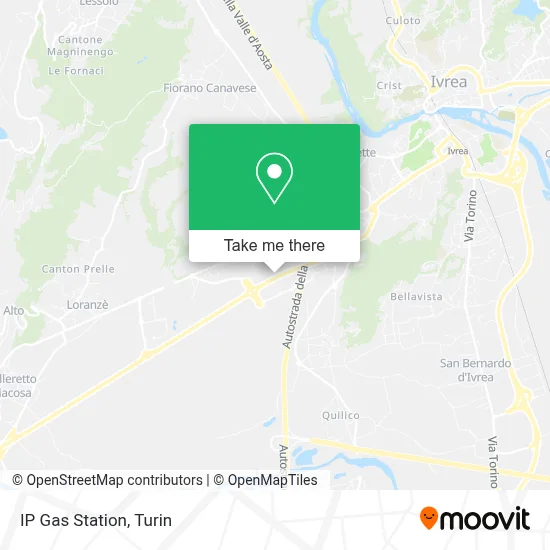 IP Gas Station map