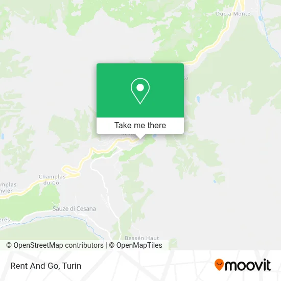 Rent And Go map